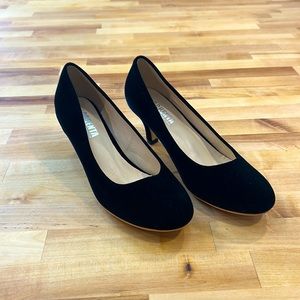 NEW! Black Suede Heels